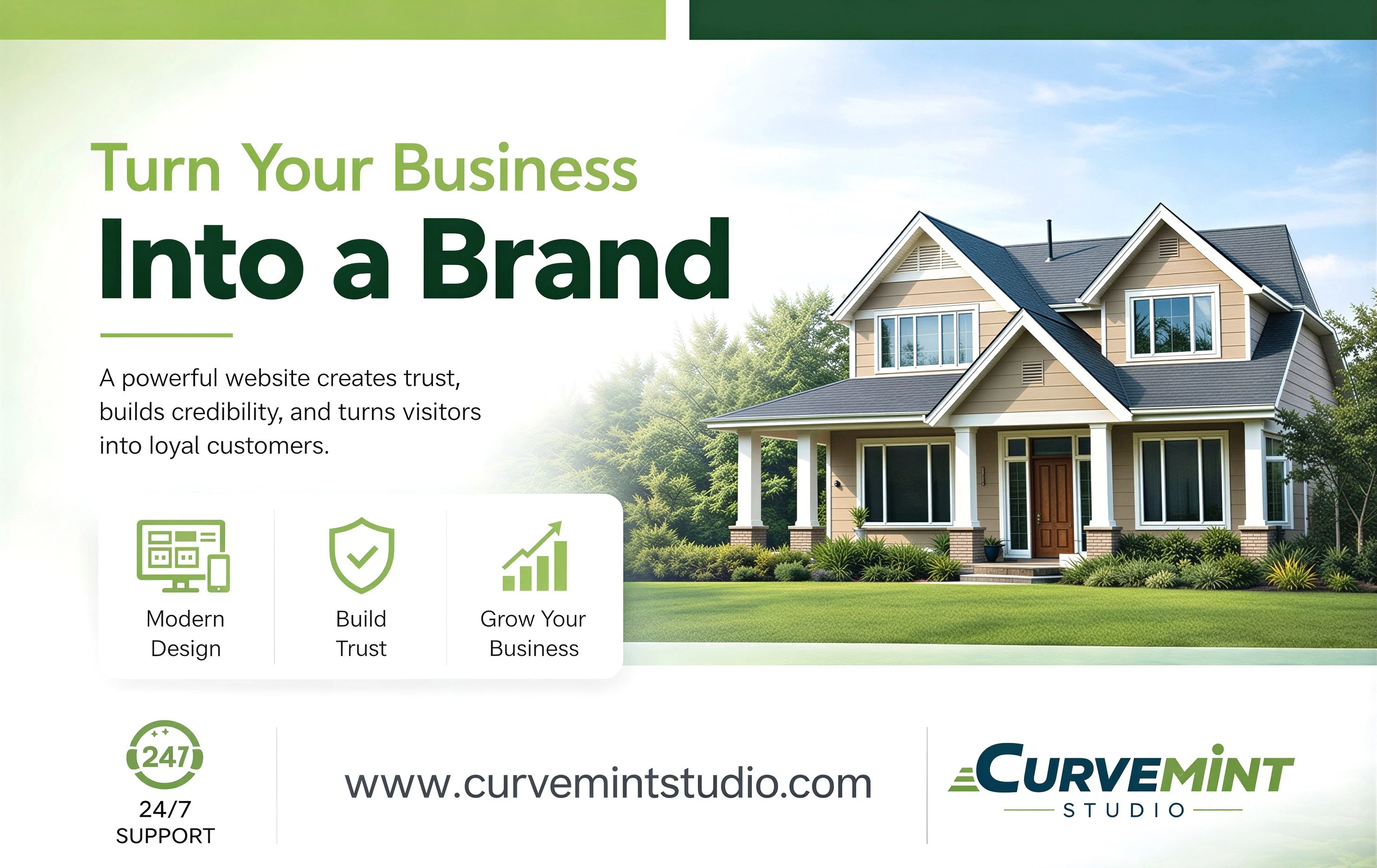 Turn Your Business Into a Brand with a Powerful Website | CurveMint Studio