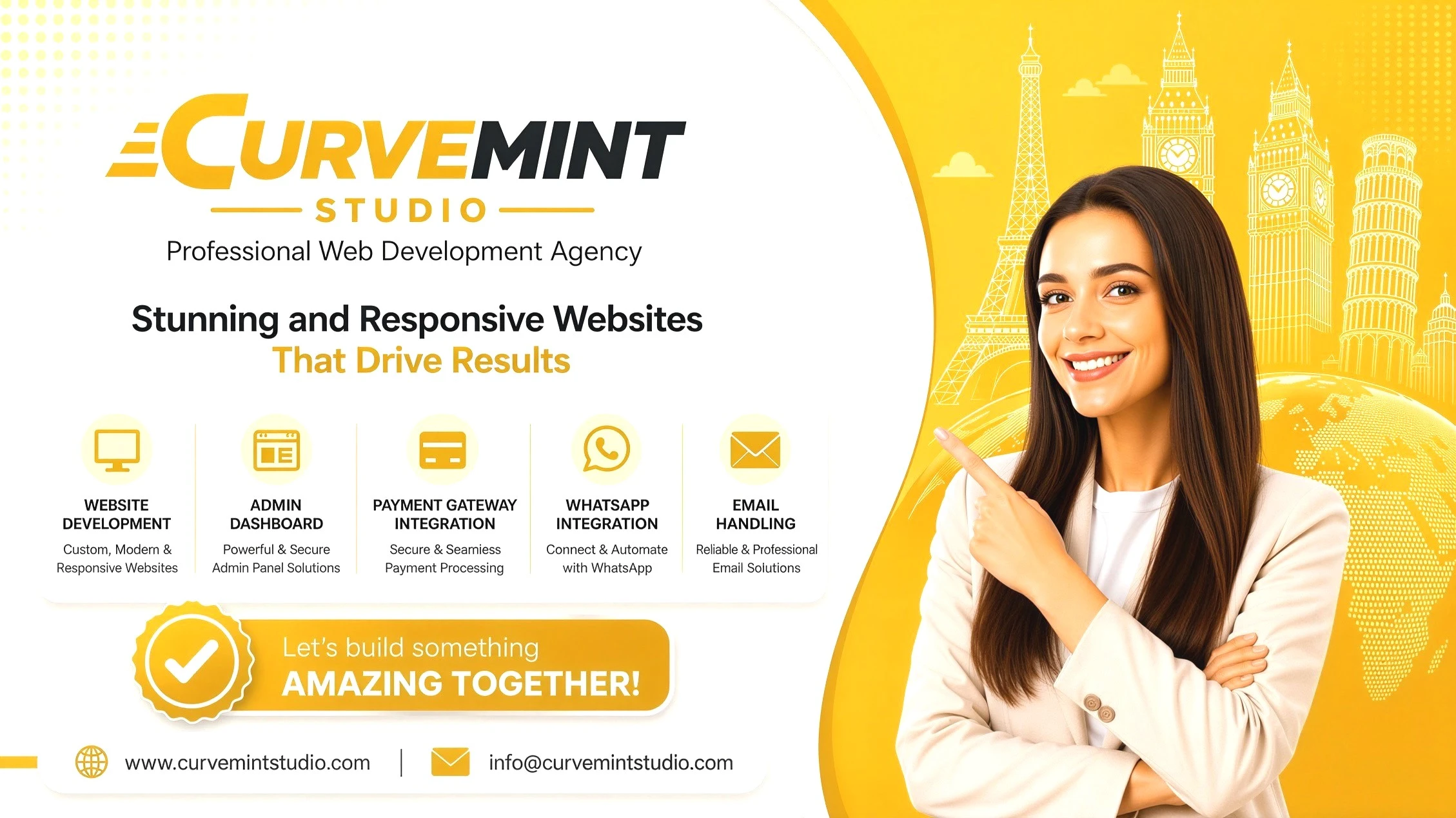 Best Web Development Company in Dubai - AI Websites, eCommerce & Mobile Apps for UAE Businesses | CurveMint Studio