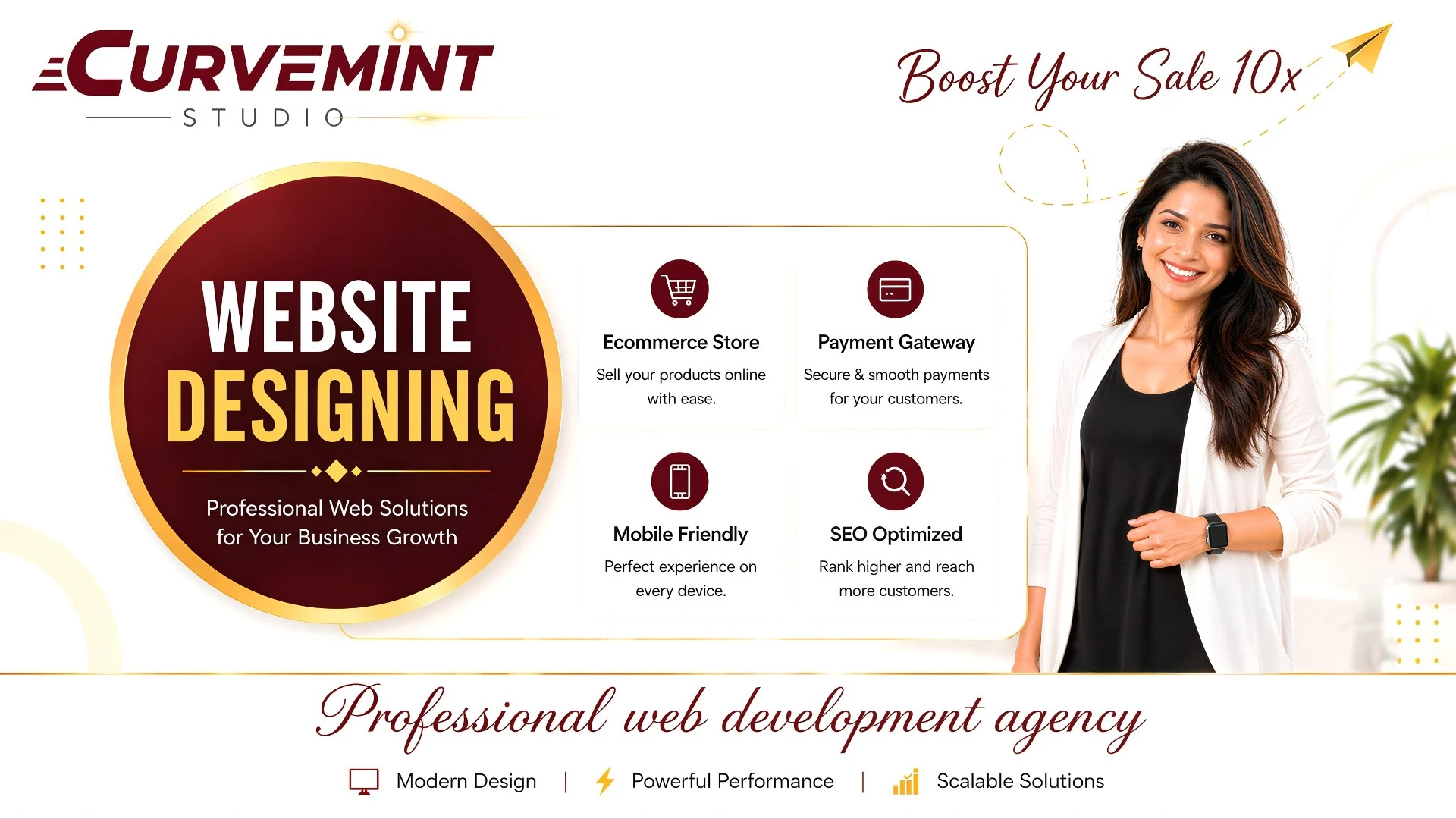 Best Web Development Company for UK Businesses - Bespoke Websites, eCommerce & AI Web Solutions | CurveMint Studio